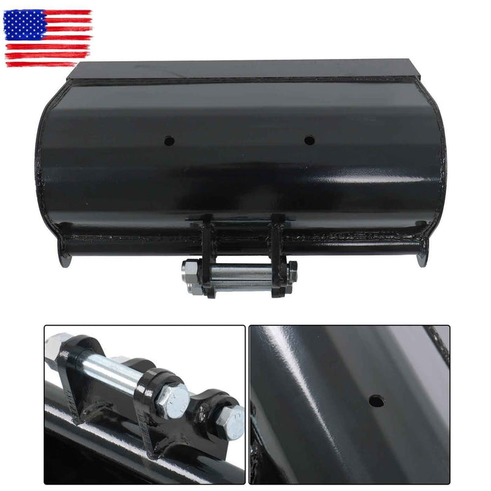 DURAFORCE For Mini Excavator Accessories Flat Plain No Teeth Bucket Attachment 600mm