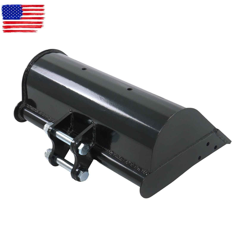 DURAFORCE For Mini Excavator Accessories Flat Plain No Teeth Bucket Attachment 600mm