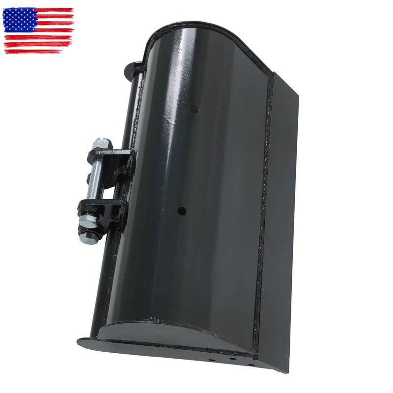DURAFORCE For Mini Excavator Accessories Flat Plain No Teeth Bucket Attachment 600mm