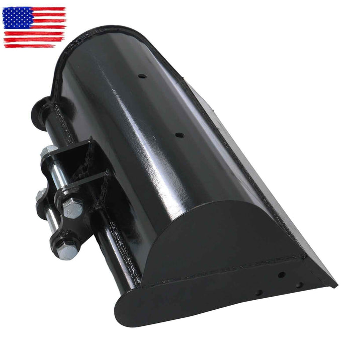 DURAFORCE For Mini Excavator Accessories Flat Plain No Teeth Bucket Attachment 600mm