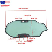 DURAFORCE Cab Door Glass 345-6230 3456230 For Caterpillar 246D3 249D 249D3 297D 297D2