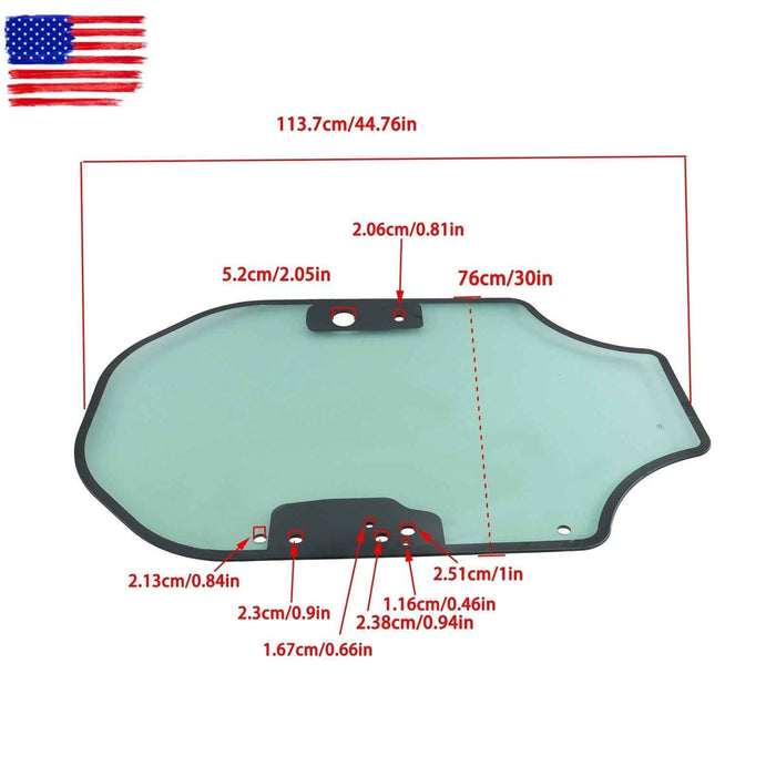 DURAFORCE Cab Door Glass 345-6230 3456230 For Caterpillar 246D3 249D 249D3 297D 297D2