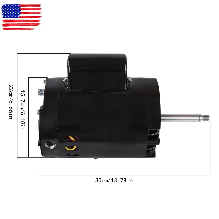DURAFORCE For Century B668 3/4 HP 3450 RPM 115-230V Pool Cleaner Swimming Pool Pump Motor