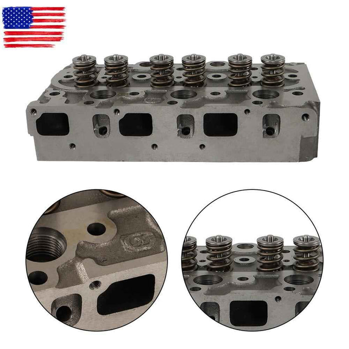 DURAFORCE 15371-03044 For Kubota D750 Engine Complete Cylinder Head Assy & Full Gasket Kit