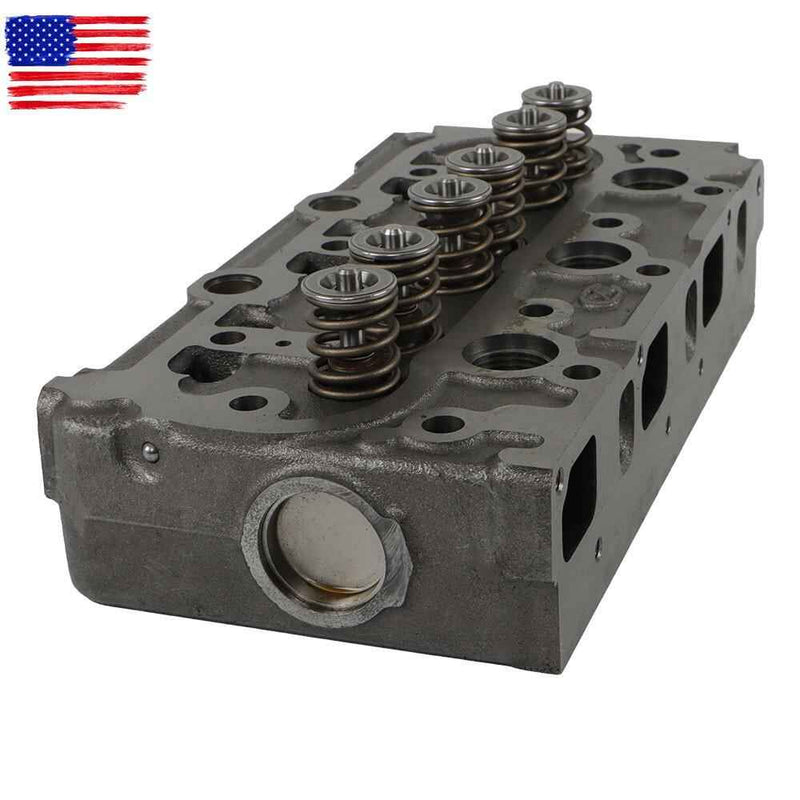 DURAFORCE 15371-03044 For Kubota D750 Engine Complete Cylinder Head Assy & Full Gasket Kit