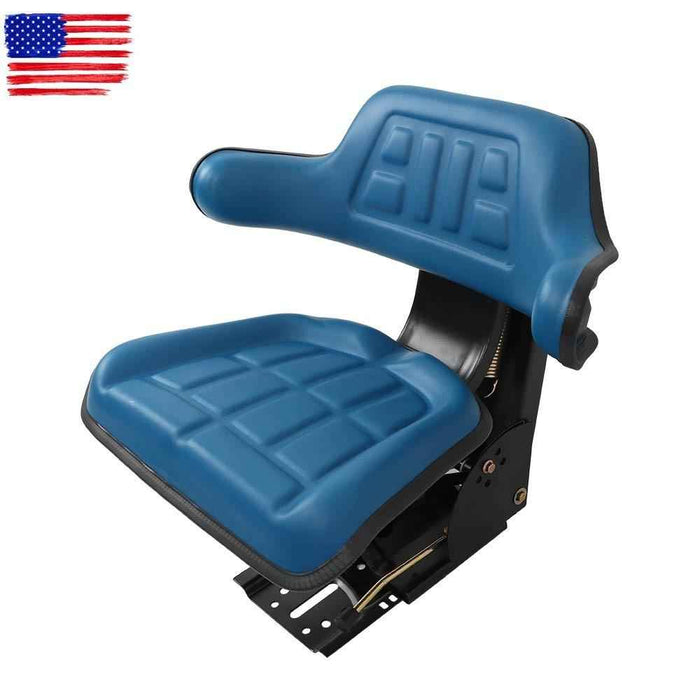 DURAFORCE Blue Tractor Suspension Seat For Ford 2000 2600 2610 3000 4000 3600 4600 3910