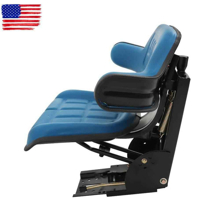 DURAFORCE Blue Tractor Suspension Seat For Ford 2000 2600 2610 3000 4000 3600 4600 3910