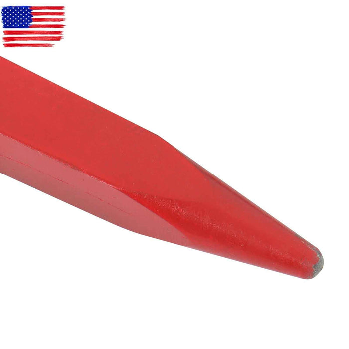 DURAFORCE 2Pcs 49" Hay Spike Bale Spears 4500lb Cap Each Skid Steer Attachments Tractor