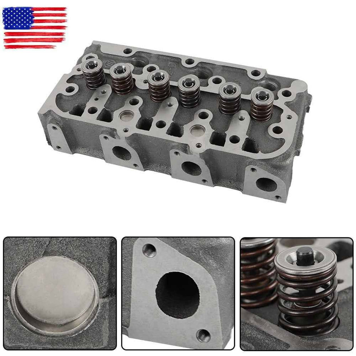 For D1305 Kubota B2710HSD F3060 F3060-R Engine Complete w/ Valves ...