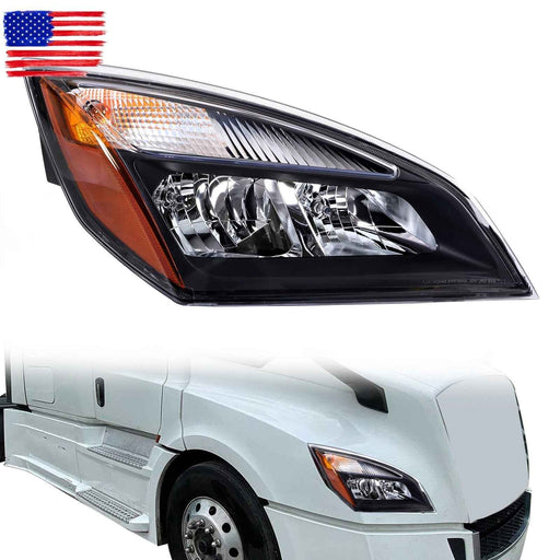 DURAFORCE Right Headlamp W/Bulb A6601512003 For Freightliner Cascadia 2018-2023 Headlight