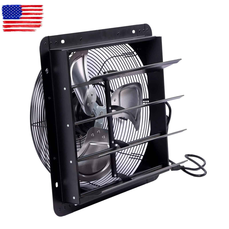 DURAFORCE Shutter Exhaust Fan Shop Exhaust Fan 16'' Speed Control Wall-Mount Attic 2600CFM