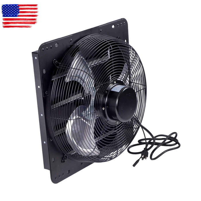 DURAFORCE Shutter Exhaust Fan Shop Exhaust Fan 16'' Speed Control Wall-Mount Attic 2600CFM