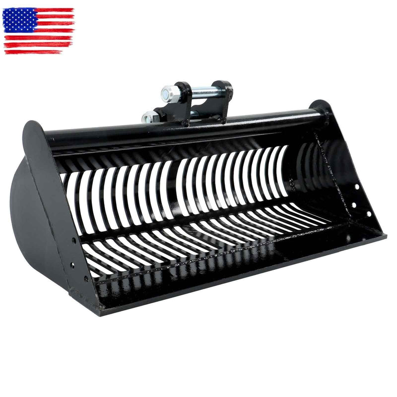 DURAFORCE 800mm Screening Sieve Sand Bucket Attachment For 0.8-1.5 Ton Mini Excavator