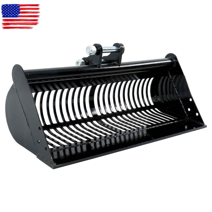 DURAFORCE 800mm Screening Sieve Sand Bucket Attachment For 0.8-1.5 Ton Mini Excavator