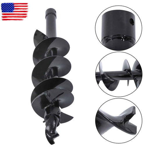 DURAFORCE 200mm Diameter Auger Drill Rod Post Hole Attachment for 1T-1.5T mini excavator