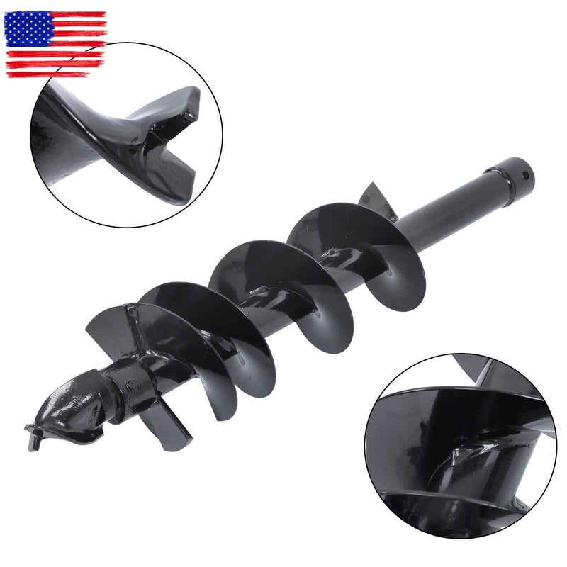 DURAFORCE 200mm Diameter Auger Drill Rod Post Hole Attachment for 1T-1.5T mini excavator