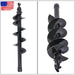 DURAFORCE 200mm Diameter Auger Drill Rod Post Hole Attachment for 1T-1.5T mini excavator