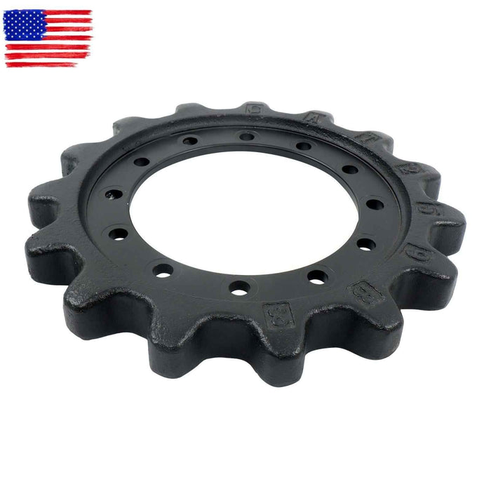 DURAFORCE 12 Bolt Hole 15T Drive Sprocket for Caterpillar 239D 249D 259D Series 304-1870