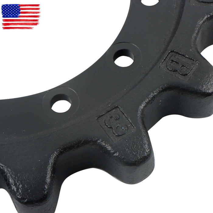 DURAFORCE 12 Bolt Hole 15T Drive Sprocket for Caterpillar 239D 249D 259D Series 304-1870