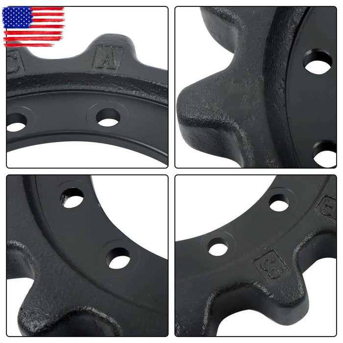 DURAFORCE 12 Bolt Hole 15T Drive Sprocket for Caterpillar 239D 249D 259D Series 304-1870