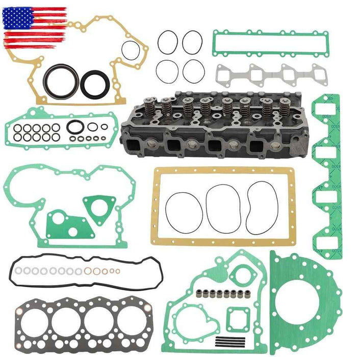 DURAFORCE For Mitsubishi S4S Engine Part Complete Cylinder Head Assembly & Full Gasket Set