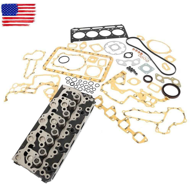 DURAFORCE 753 19077-03048 Cylinder Head Full Gasket Kit For Kubota V2203 Engine For Bobcat
