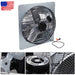 DURAFORCE Shutter Exhaust Fan 24 Inch W/ Speed Controller And 1.65M Power Cord 4120CFM
