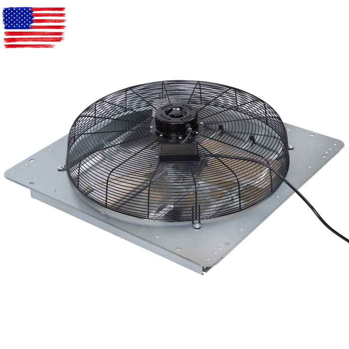 DURAFORCE Shutter Exhaust Fan 24 Inch W/ Speed Controller And 1.65M Power Cord 4120CFM