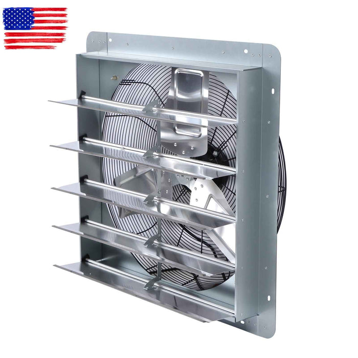 DURAFORCE Shutter Exhaust Fan 24 Inch W/ Speed Controller And 1.65M Power Cord 4120CFM