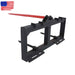 DURAFORCE Skid Steer 49" Hay Bale Spear Attachment Heavy Duty Tractor Bale Handling Hitch