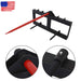 DURAFORCE Skid Steer 49" Hay Bale Spear Attachment Heavy Duty Tractor Bale Handling Hitch