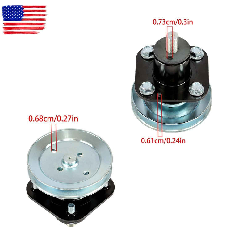 DURAFORCE 3 Pack Spindle 51520900 For Gravely ZT 42 ZT 42 Carb ZT 42 CE with 42-Inch Deck