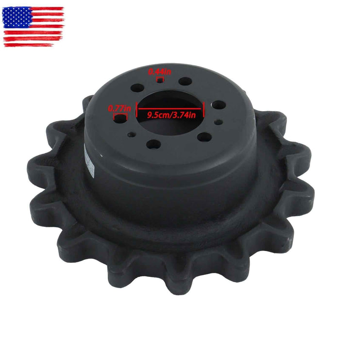 DURAFORCE Drive Sprocket For Bobcat T140 T180 T190 6855724 6736306 15 Teeth 5.75" Deep