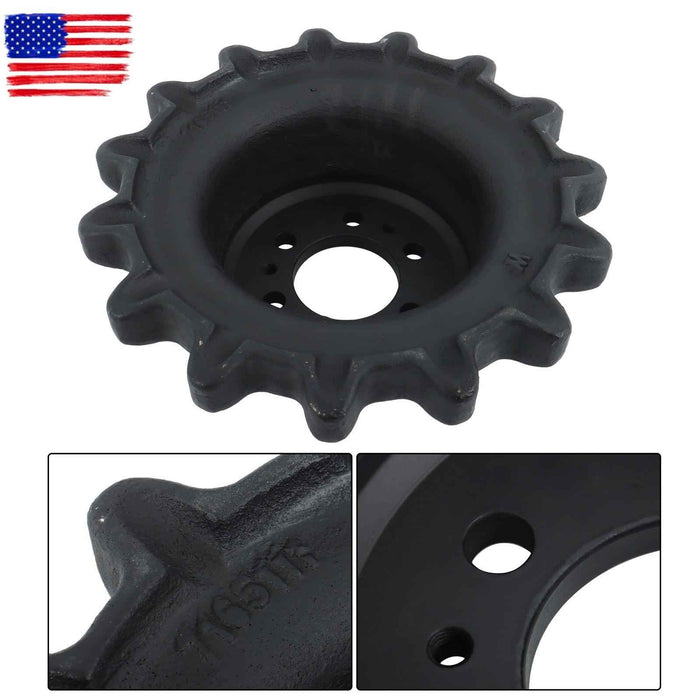 DURAFORCE Drive Sprocket For Bobcat T140 T180 T190 6855724 6736306 15 Teeth 5.75" Deep
