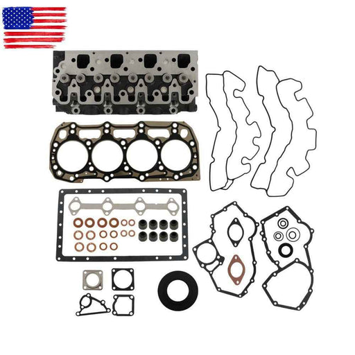 DURAFORCE For Perkins 404D-22T 104-22 404C 2.2L Engine Cylinder head+Full Gasket Kit