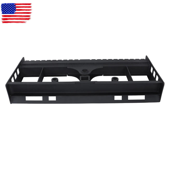 DURAFORCE Heavy-Duty Skid Steer Pallet Fork Frame W/Receiver Hitch & Spear Sleeves 2500LBS