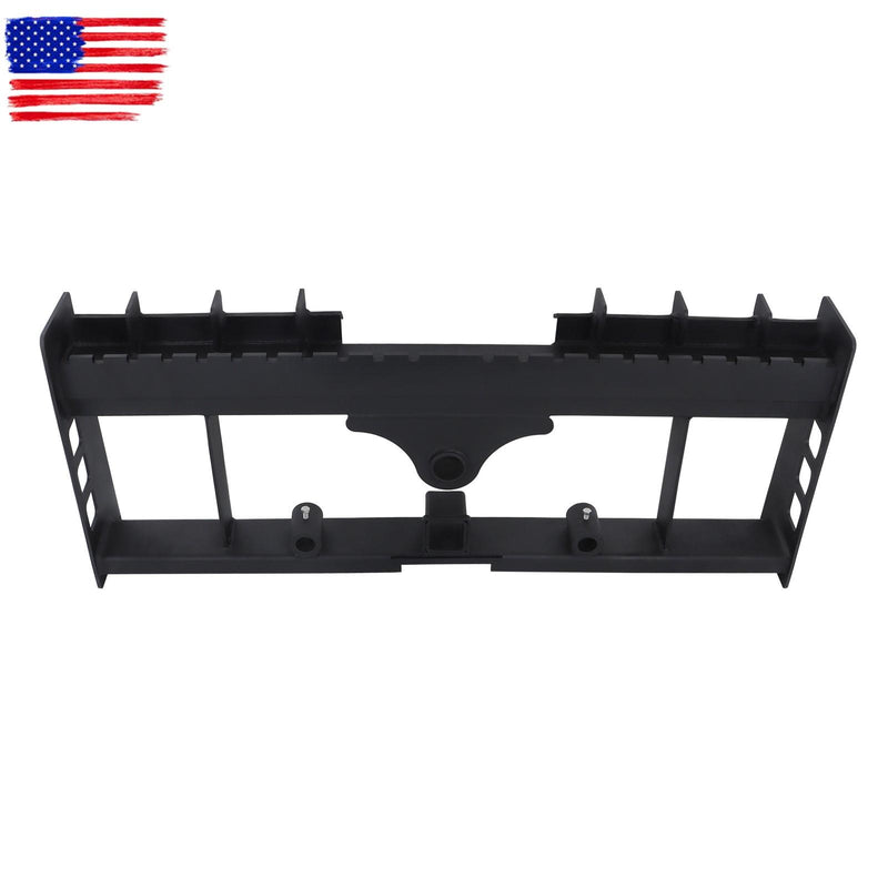 DURAFORCE Heavy-Duty Skid Steer Pallet Fork Frame W/Receiver Hitch & Spear Sleeves 2500LBS