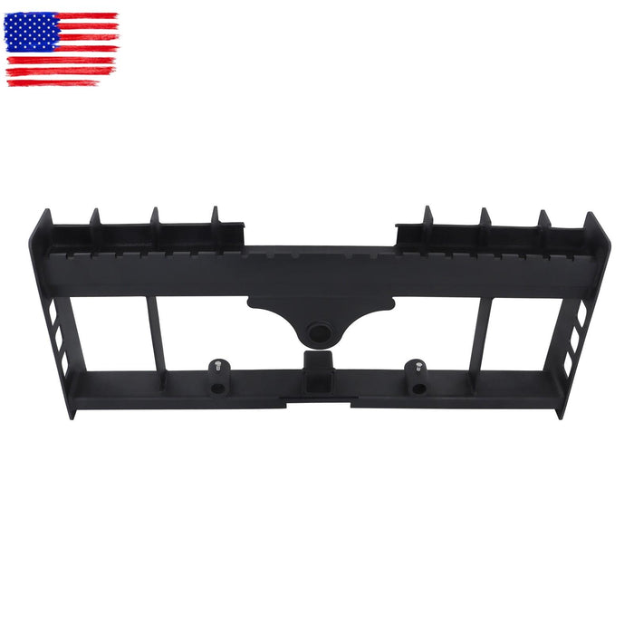 DURAFORCE Heavy-Duty Skid Steer Pallet Fork Frame W/Receiver Hitch & Spear Sleeves 2500LBS
