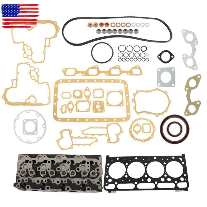 DURAFORCE V2203 Complete Cylinder Head & Full Gasket For Bobcat Kubota 753 763 773