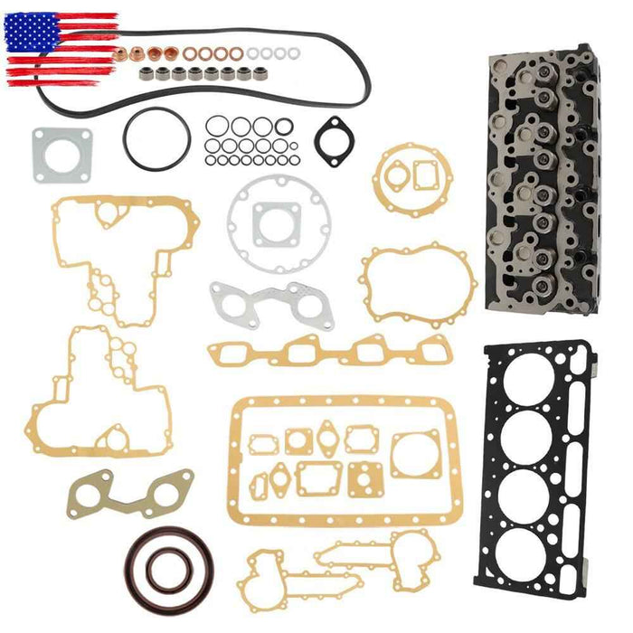 DURAFORCE V2203 Complete Cylinder Head & Full Gasket For Bobcat Kubota 753 763 773