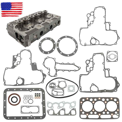 DURAFORCE For Bobcat Kubota Cylinder Head W/Gaskets D1402 643 Skid Steer Loader 1552103040