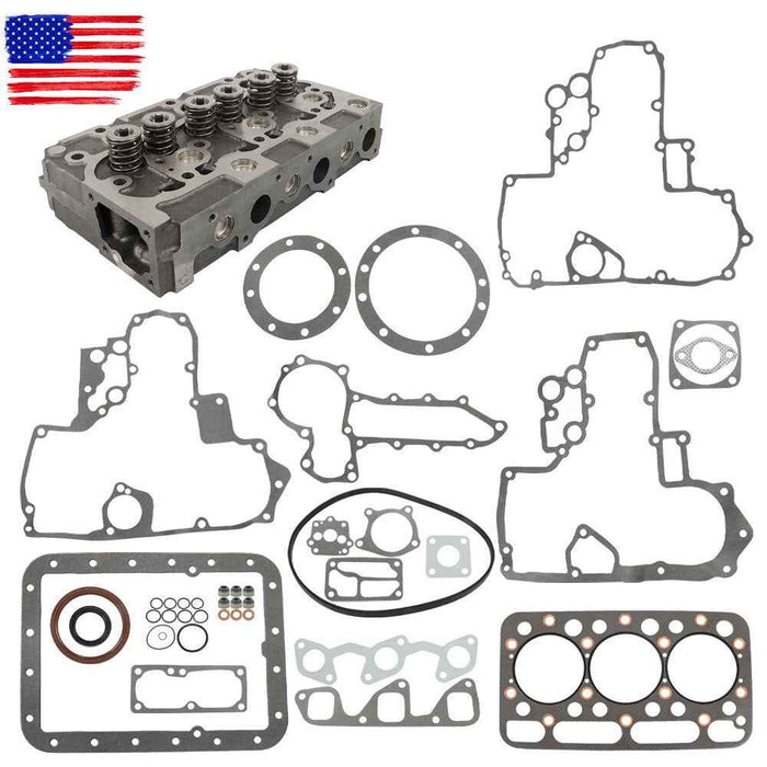 DURAFORCE For Bobcat Kubota Cylinder Head W/Gaskets D1402 643 Skid Steer Loader 1552103040