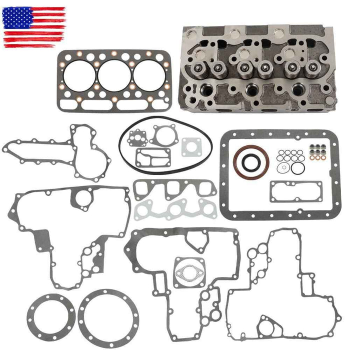 DURAFORCE For Bobcat Kubota Cylinder Head W/Gaskets D1402 643 Skid Steer Loader 1552103040