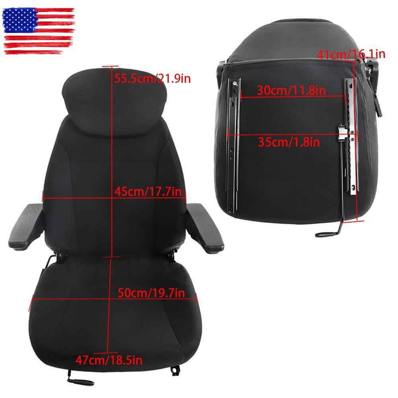 DURAFORCE Seat Assembly 555 555A 555B 555C 555D 555E For New Holland Loader Backhoe
