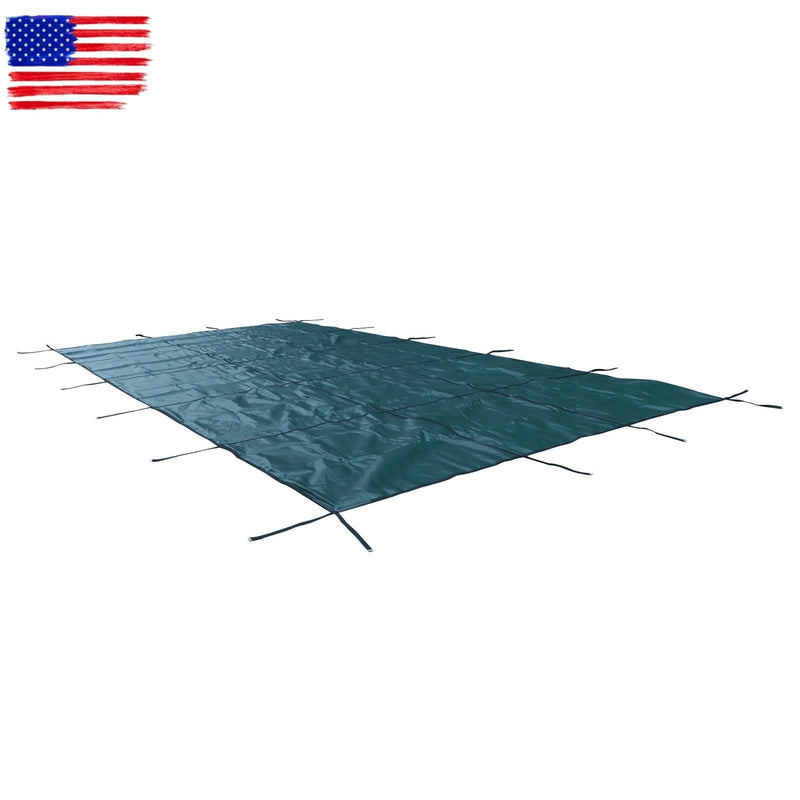 DURAFORCE Pool Safety Cover for Inground Pools 12x24 Ft Rectangle, Winter In Ground Pool