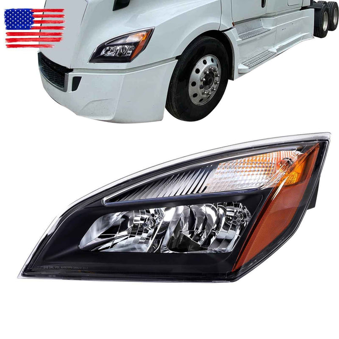 DURAFORCE Headlamp For Freightliner Cascadia 2018-24 Halogen Bulb Driver Left A6601512002