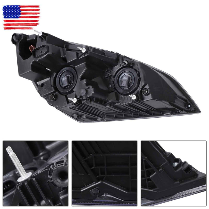 DURAFORCE Headlamp For Freightliner Cascadia 2018-24 Halogen Bulb Driver Left A6601512002