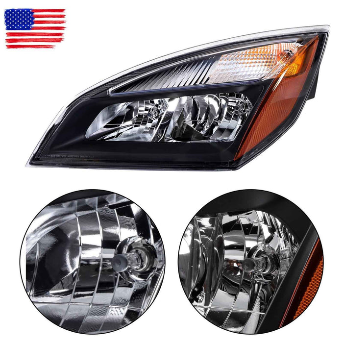 DURAFORCE Headlamp For Freightliner Cascadia 2018-24 Halogen Bulb Driver Left A6601512002