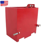 DURAFORCE Ballast Box 3 Point Category 1 Tractor Loader 2" Hitches Quick Tach Attachment