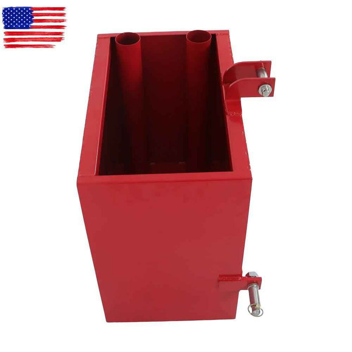 DURAFORCE Ballast Box 3 Point Category 1 Tractor Loader 2" Hitches Quick Tach Attachment